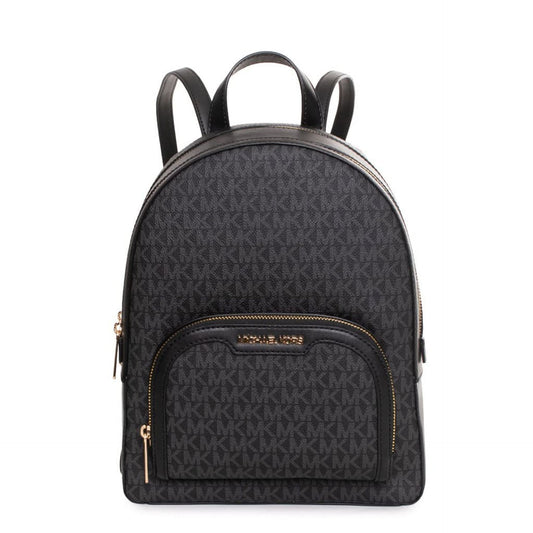 Michael Kors Rhea Zip Medium Backpack – Schwarz Monogram