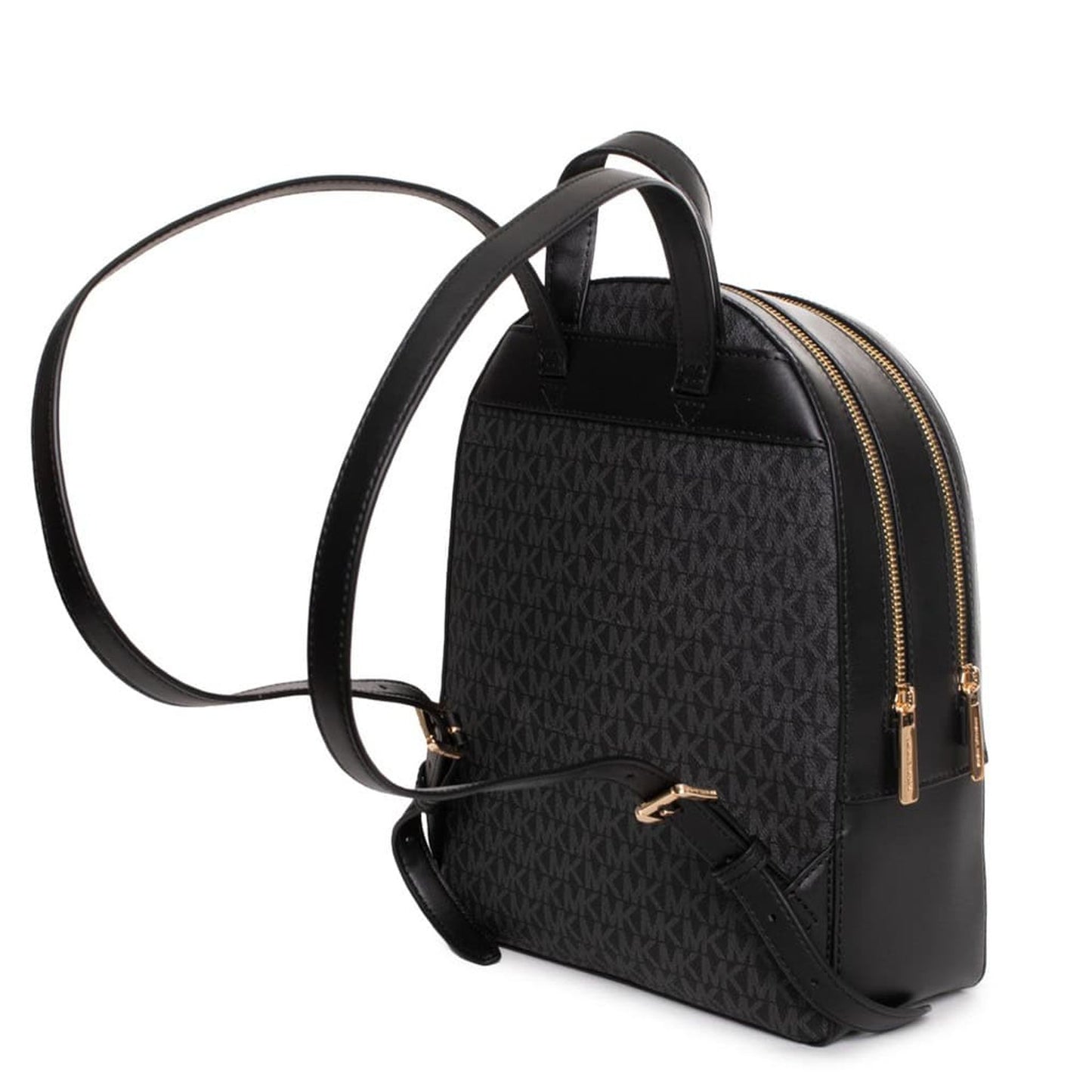 Michael Kors Rhea Zip Medium Backpack – Schwarz Monogram