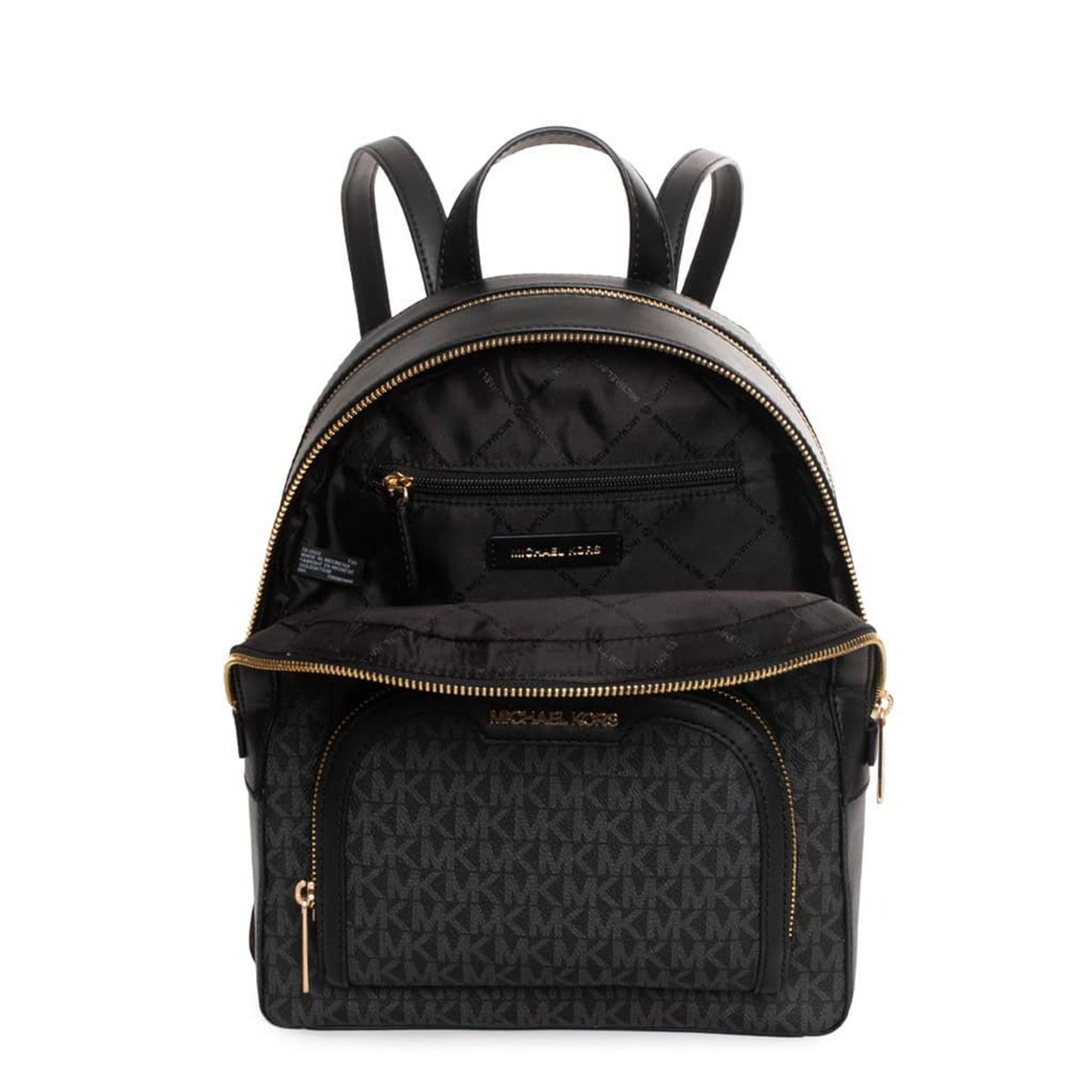 Michael Kors Rhea Zip Medium Backpack – Schwarz Monogram