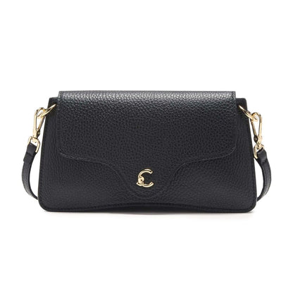 Coccinelle „C-ME“ Crossbody Bag – Schwarz mit goldfarbenem C-Logo
