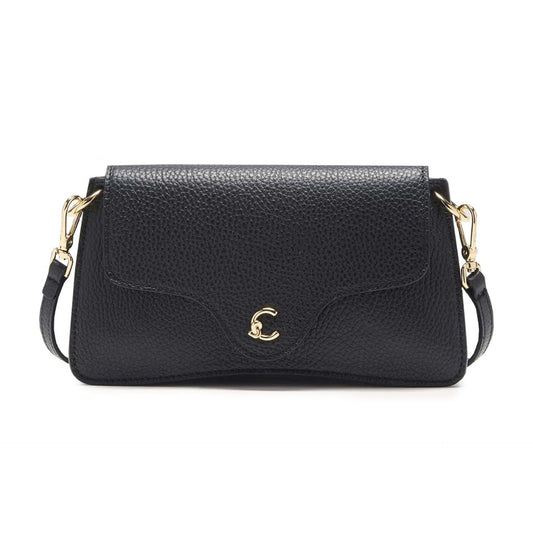 Coccinelle „C-ME“ Crossbody Bag – Schwarz mit goldfarbenem C-Logo