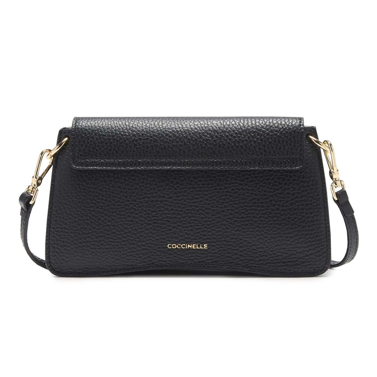 Coccinelle „C-ME“ Crossbody Bag – Schwarz mit goldfarbenem C-Logo