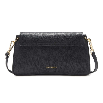 Coccinelle „C-ME“ Crossbody Bag – Schwarz mit goldfarbenem C-Logo