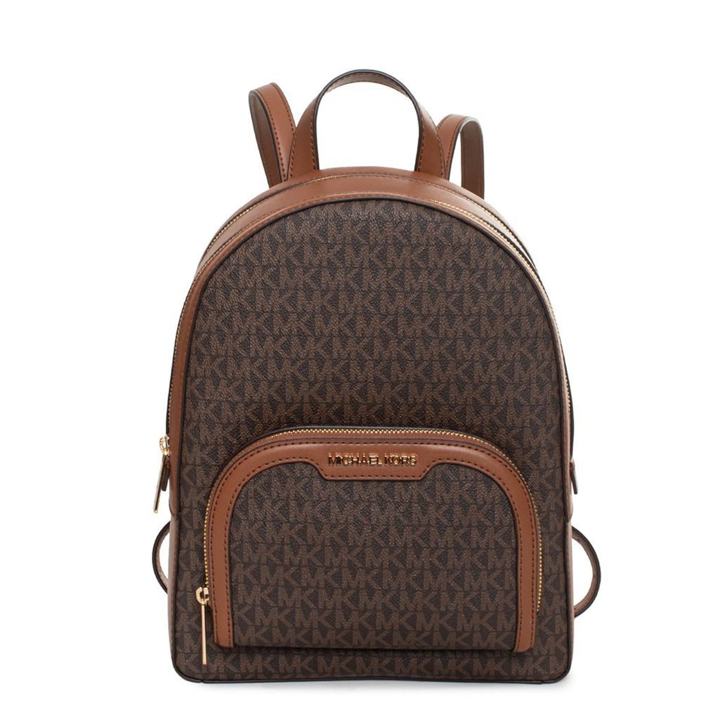 Michael Kors Rhea Zip Medium Backpack – Brown Monogram
