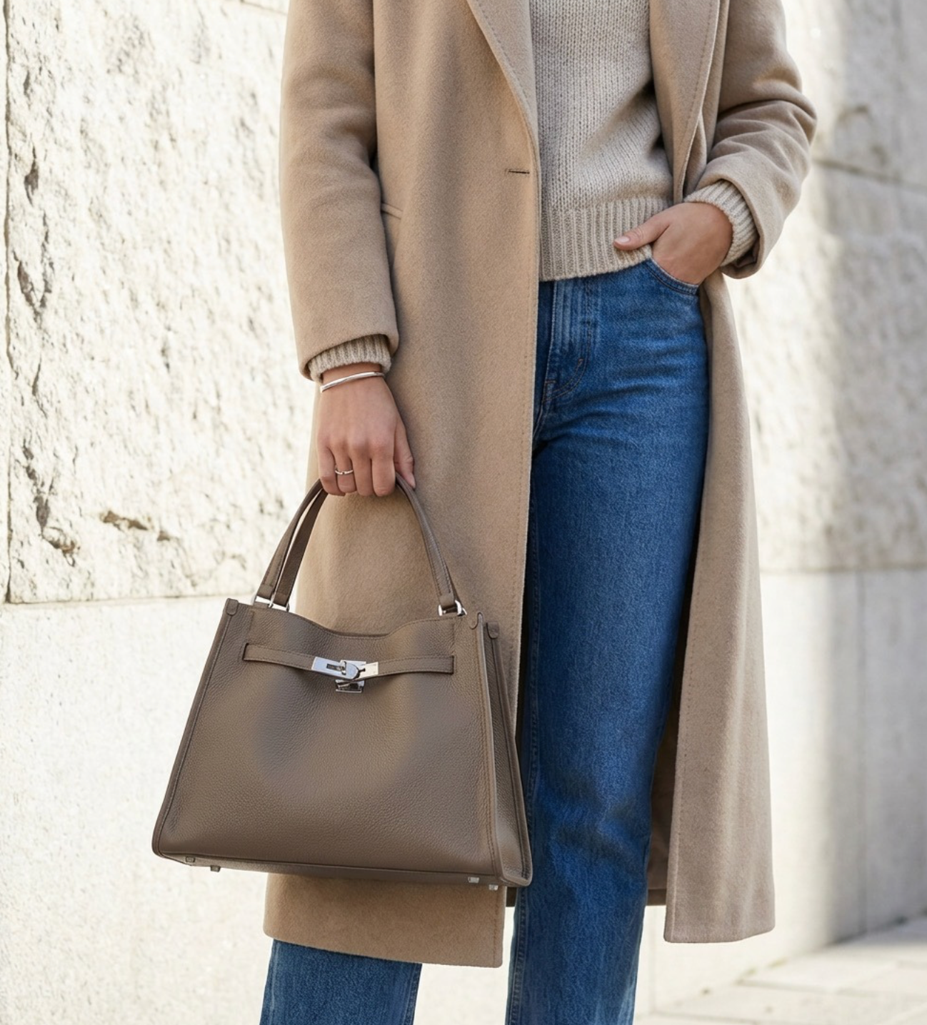 Maison Belle Bag – Elegante Leder-Shopper Tasche für Damen | Premium Shoulder & Crossbody