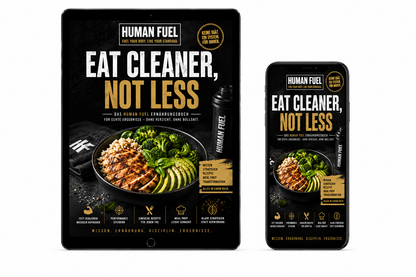 EAT CLEANER, NOT LESS – Rezept & Ernährungs E-Book