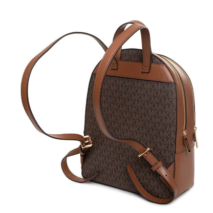 Michael Kors Rhea Zip Medium Backpack – Brown Monogram