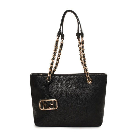 Egon von Fürstenberg „Claudia“ – zeitlose Schultertasche in Schwarz