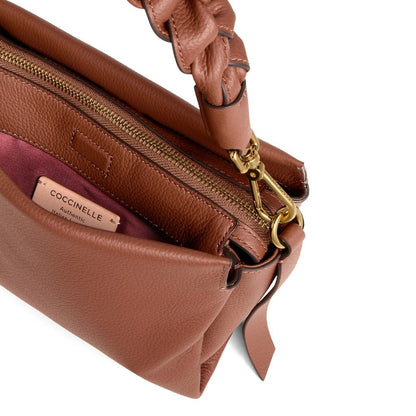 Coccinelle Boheme Cognac – Luxus Echtleder Handtasche