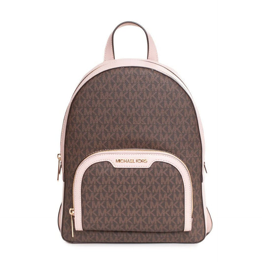 Michael Kors Rhea Zip Medium Backpack – Powder Blush Monogram