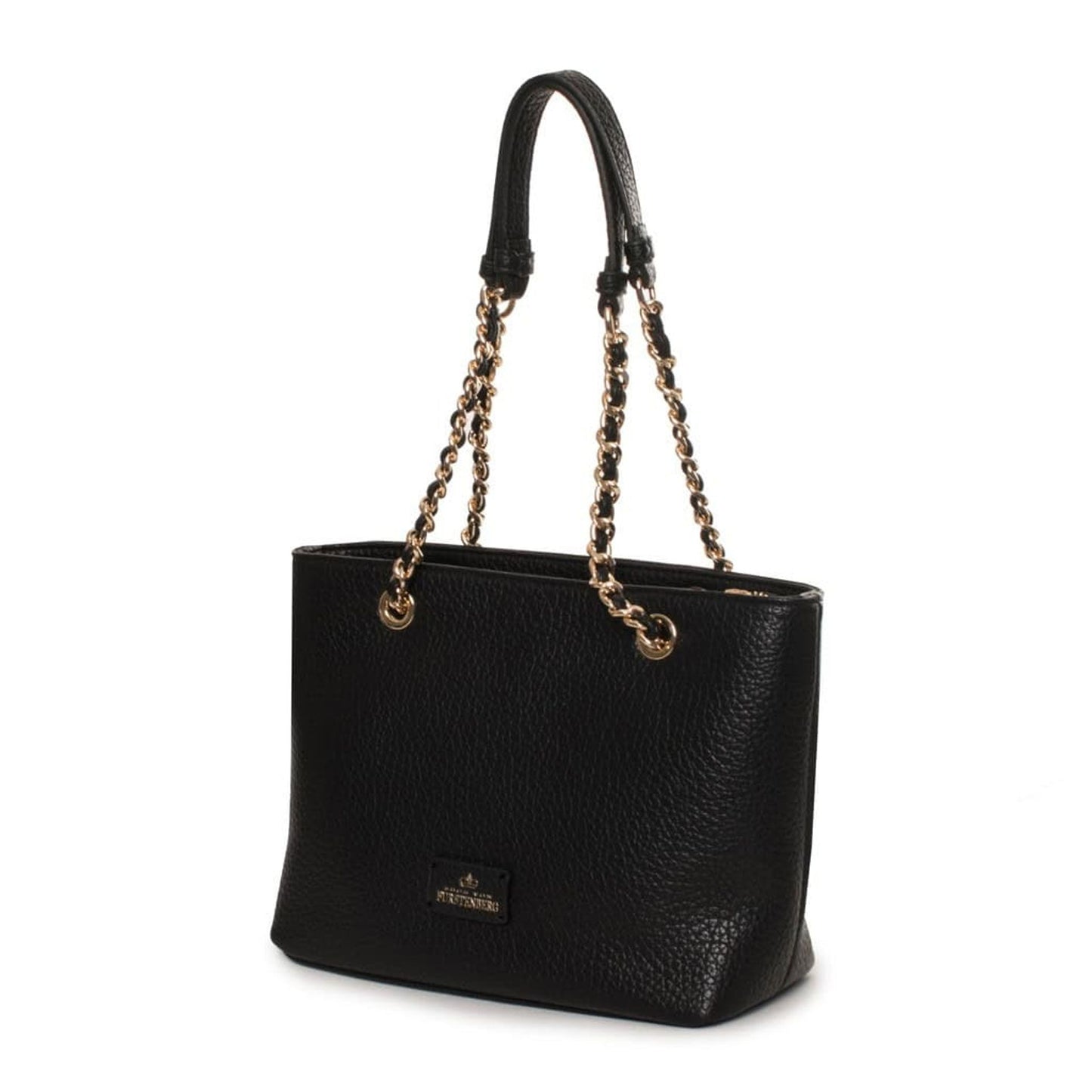 Egon von Fürstenberg „Claudia“ – zeitlose Schultertasche in Schwarz