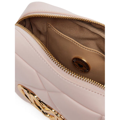 Love Moschino Tracolla Pink – Gepolsterte Crossbody Bag mit Goldkette