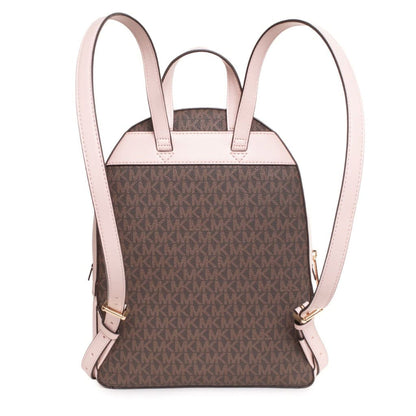 Michael Kors Rhea Zip Medium Backpack – Powder Blush Monogram